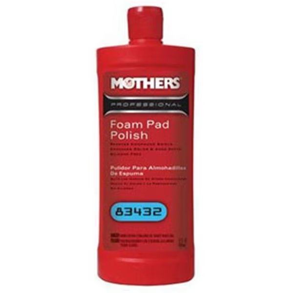 Mothers Wax and Polish 83432 Foam Pad Polish  Qt., Mothers Wax & Polish, Mfr#: MTR-83432
